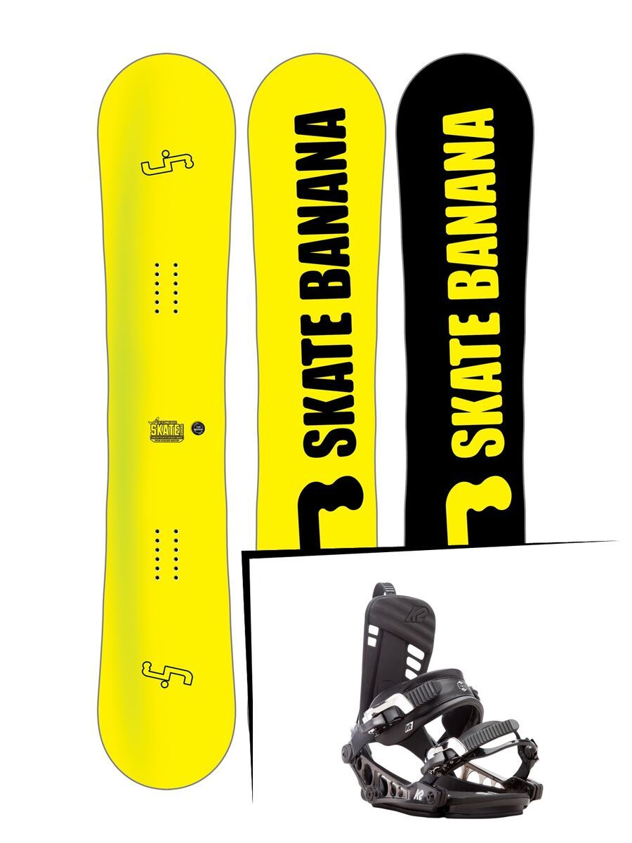 Set: Lib Tech Sk8 Banana 10 years 2017 + K2 Cinch CTX (1728771S) - Bild 1