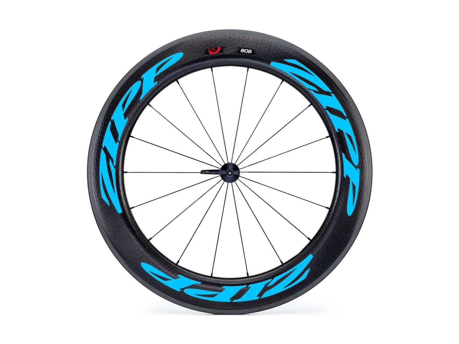 Zipp 808 Firecrest Carbon Clincher, schwarz/blau - Bild 1