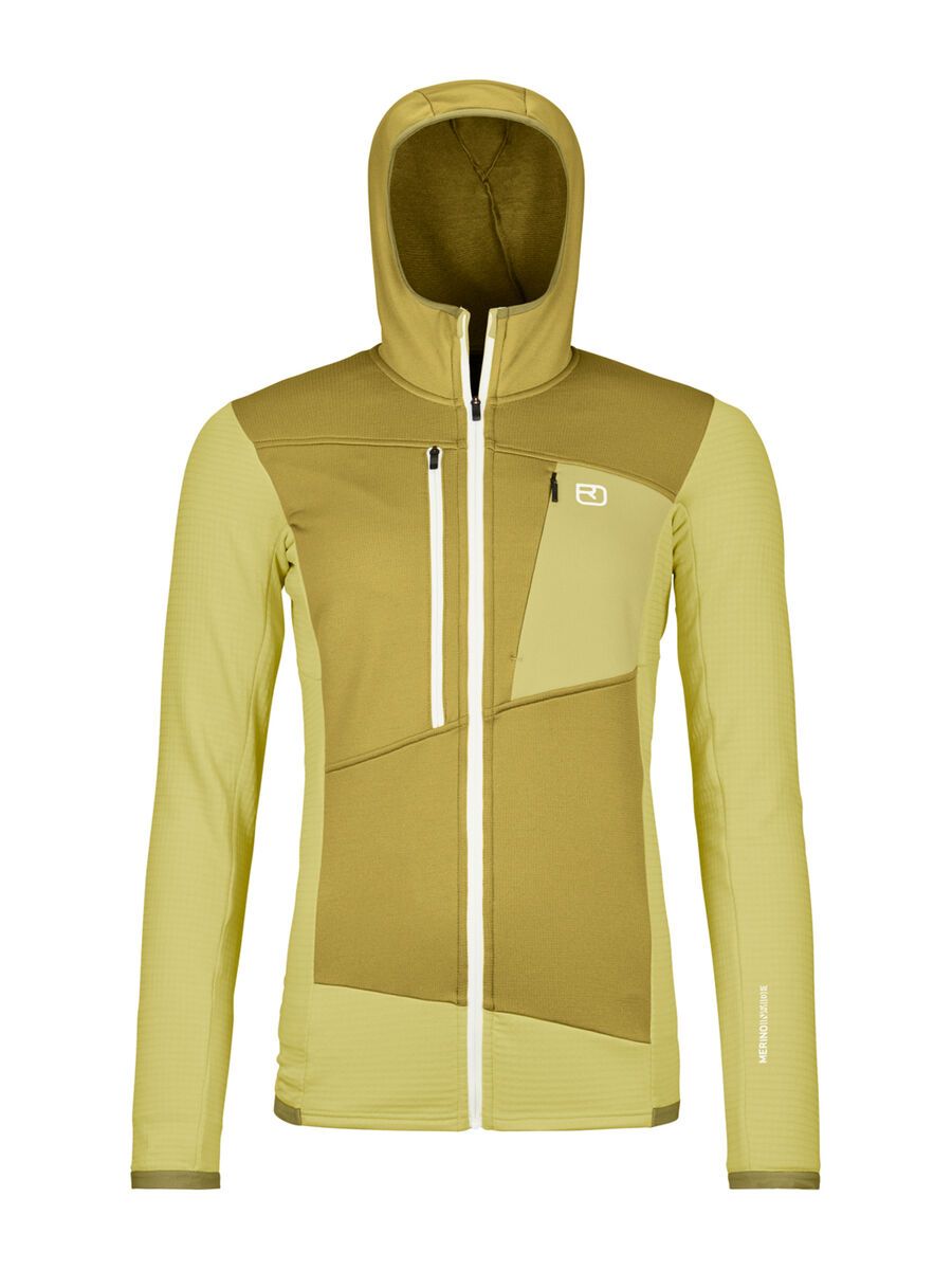 Ortovox Merino Fleece Grid Hoody W, wabisabi - Bild 1