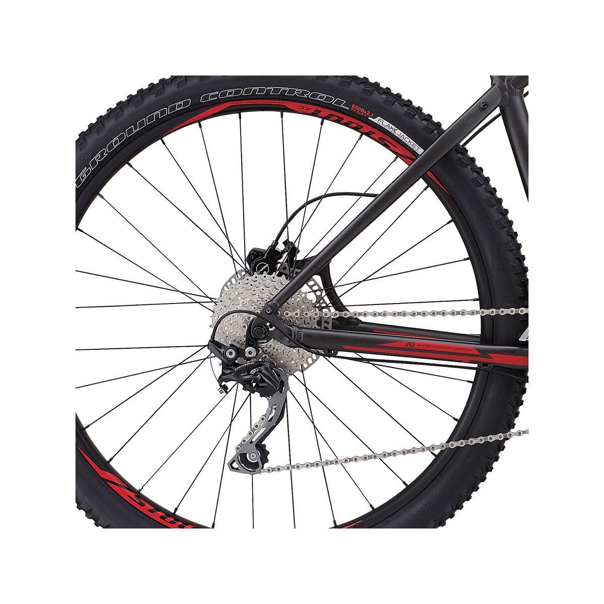 Specialized Pitch Expert 650b, satin warm charcoal/flo red/rocket red - Bild 4