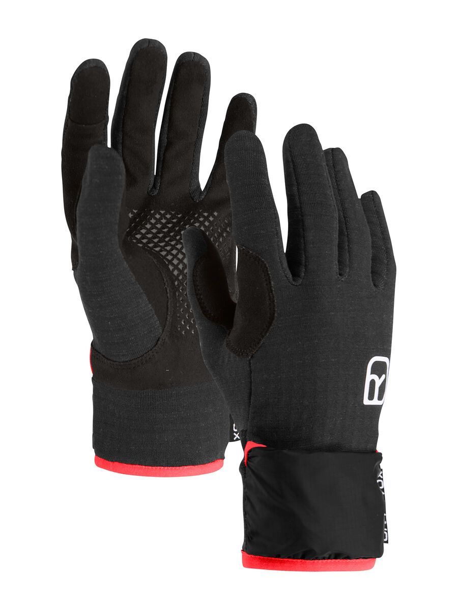 Ortovox Fleece Grid Cover Glove W, black raven - Bild 1
