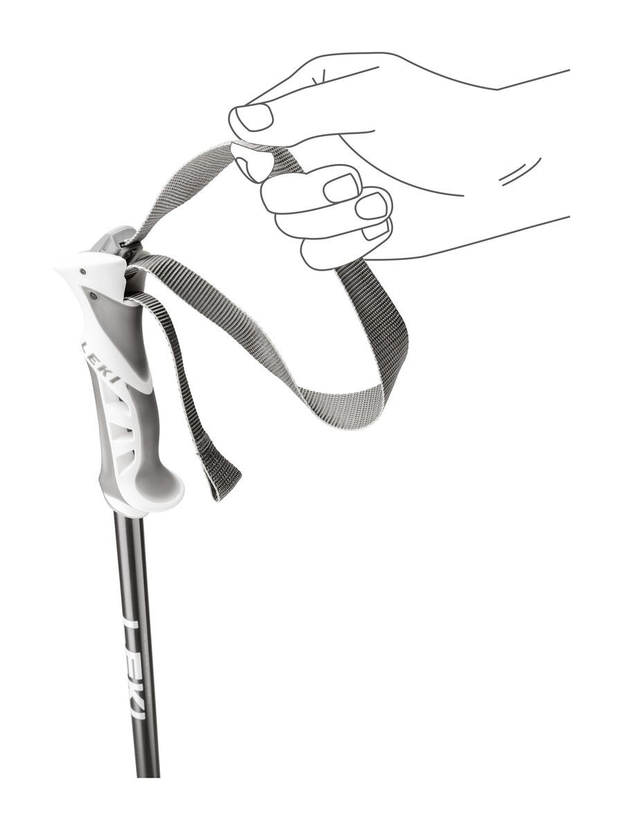 Leki Bliss, gunmetal/dark anthracite/white - Bild 3