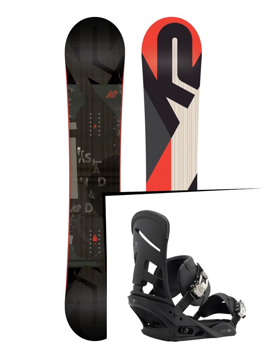 Set: K2 Standard Wide 2018 + Burton Mission black - Bild 1