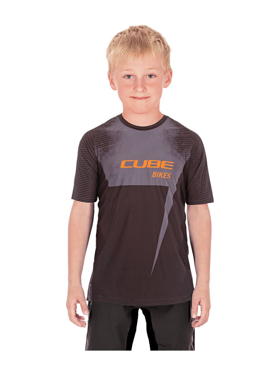 Cube Junior Trikot kurzarm, black´n´orange - Bild 2