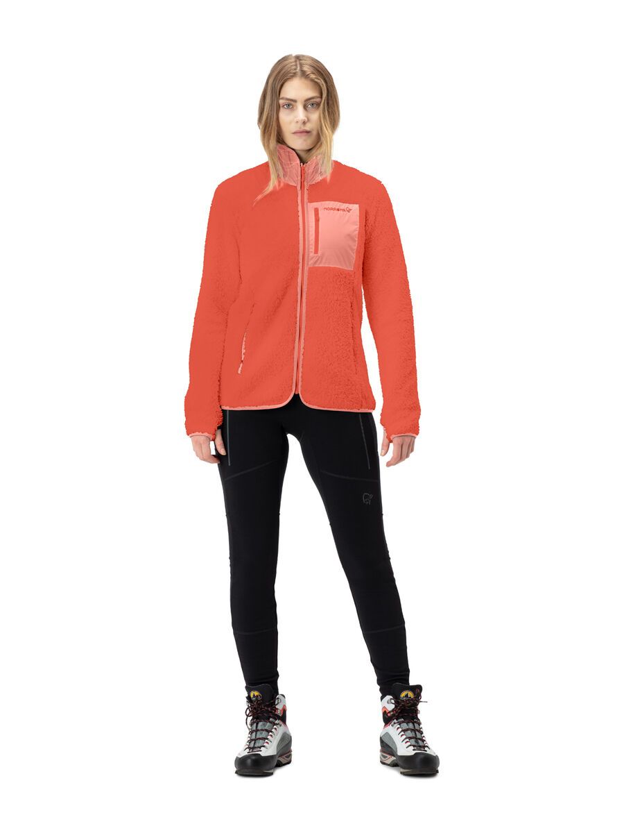 Norrona warm3 Jacket W's, orange alert - Bild 3