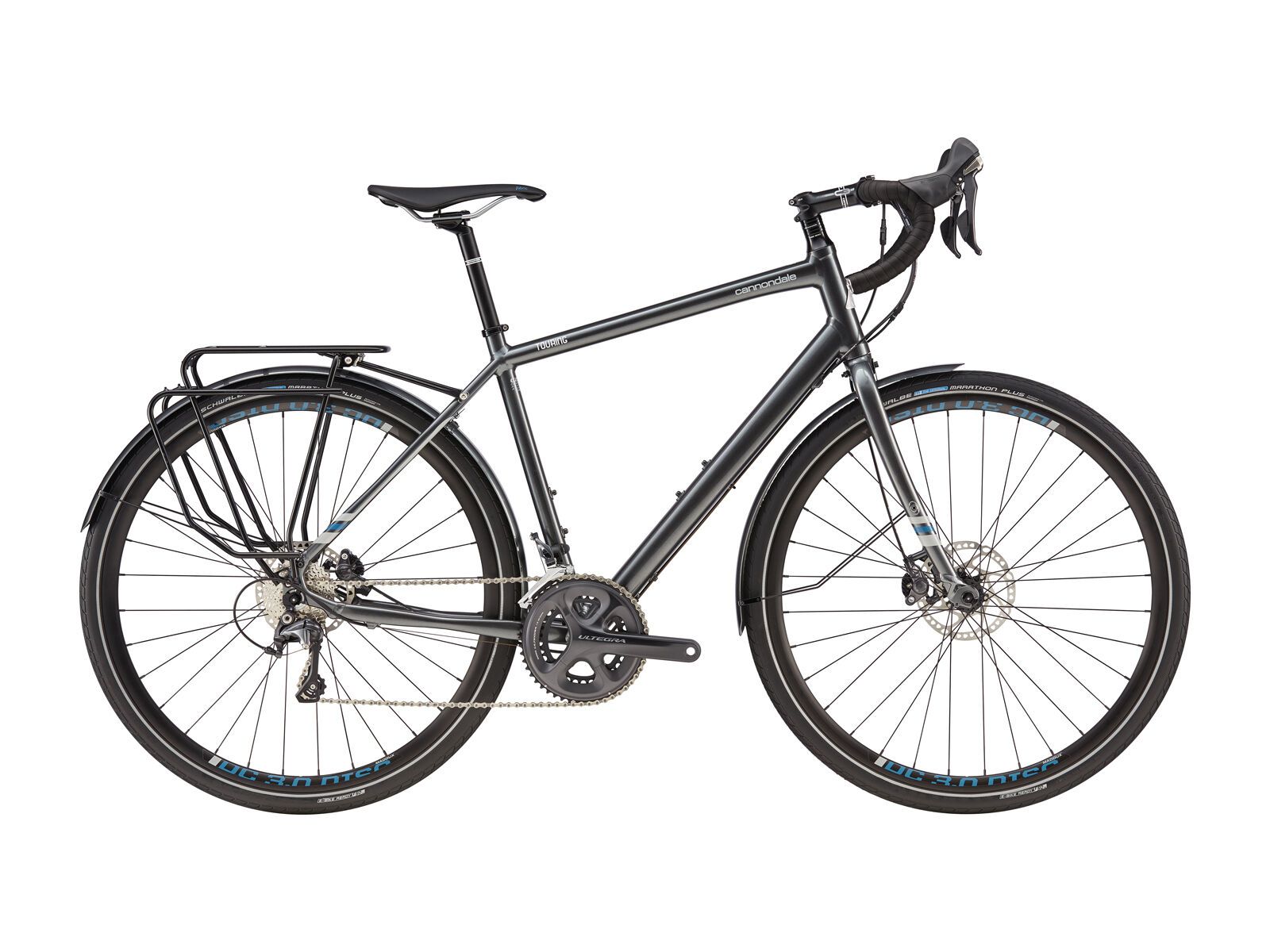 Cannondale Touring Ultimate 650B, charcoal gray w/ blue collar and primer details - Bild 1