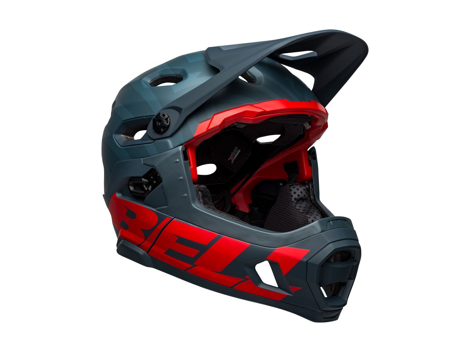 Bell Super DH Spherical MIPS, prime matte blue/crimson - Bild 4