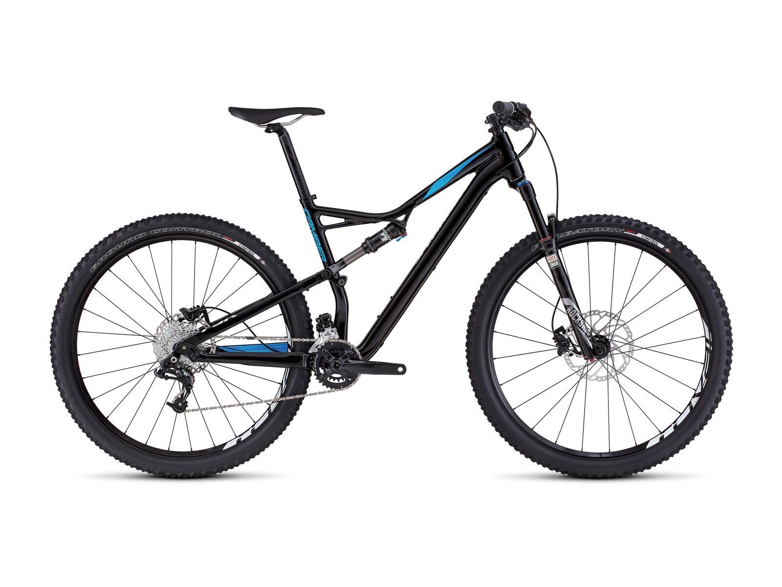 Specialized Camber FSR Comp 29, gloss black/cyan/white - Bild 1