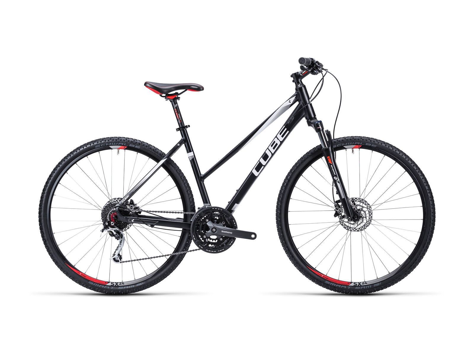 Cube Nature Trapeze, black white red - Bild 1