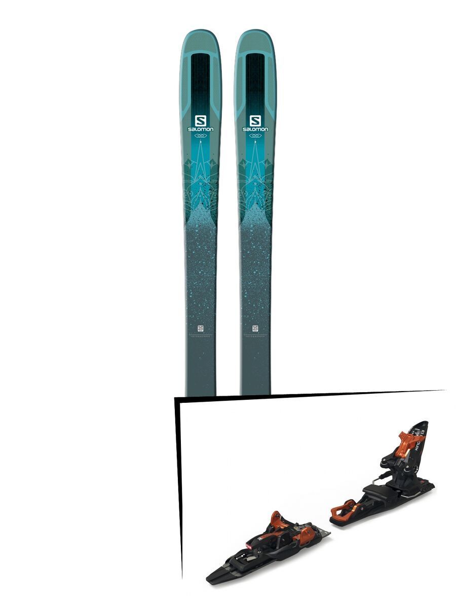 Set: Salomon QST Lumen 99 2018 + Marker Kingpin 13 Demo black/copper - Bild 1