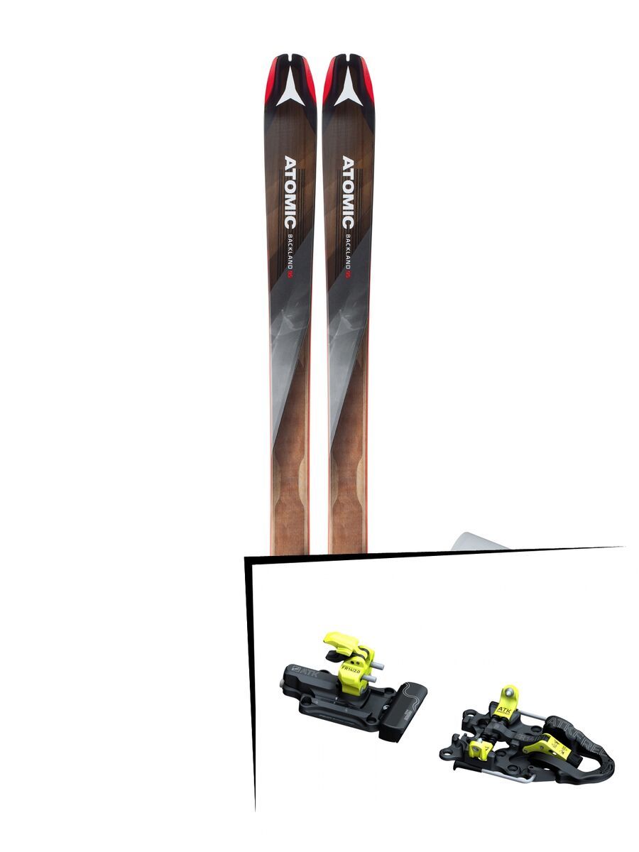 Set: Atomic Backland 95 + Hybrid Skin 95 2019 + ATK Freeraider 14 2.0 - Bild 1