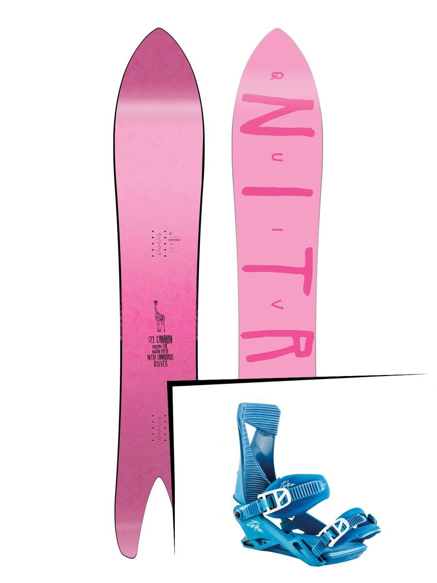 Set: Nitro Quiver Cannon 2019 + Nitro Zero blue bird - Bild 1