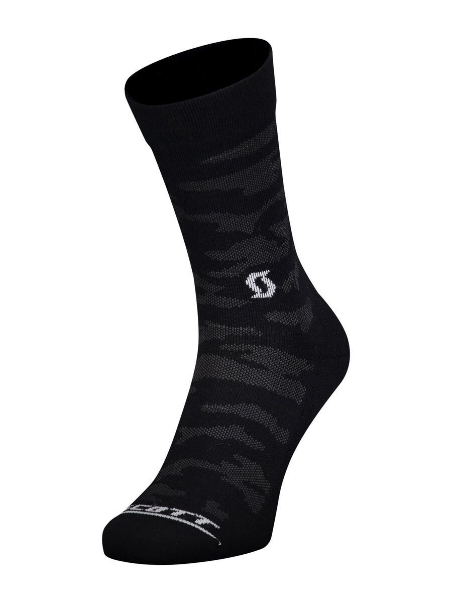 Scott AS Trail Camo Crew Socks, black/dark grey - Bild 1