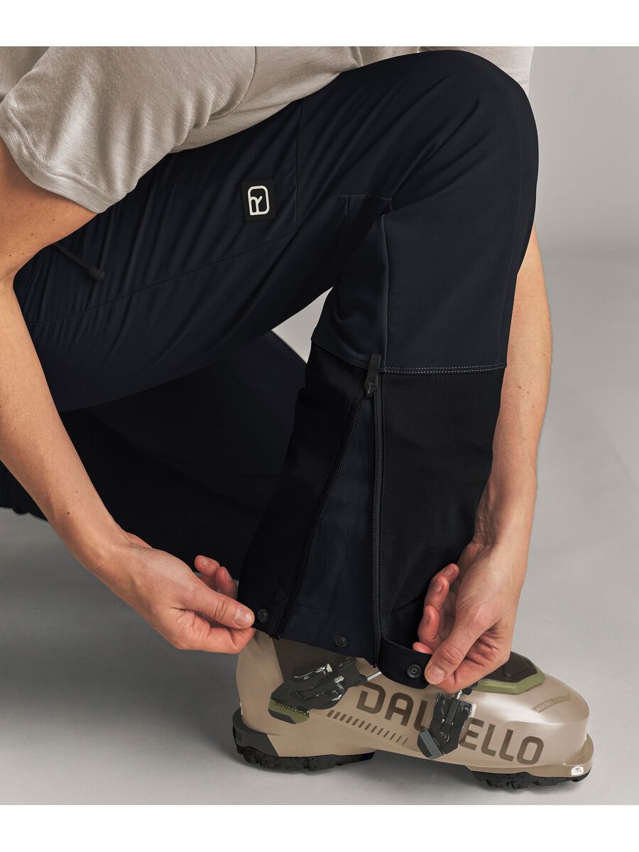 Ortovox Ortler Softshell Pants W, black raven - Bild 9