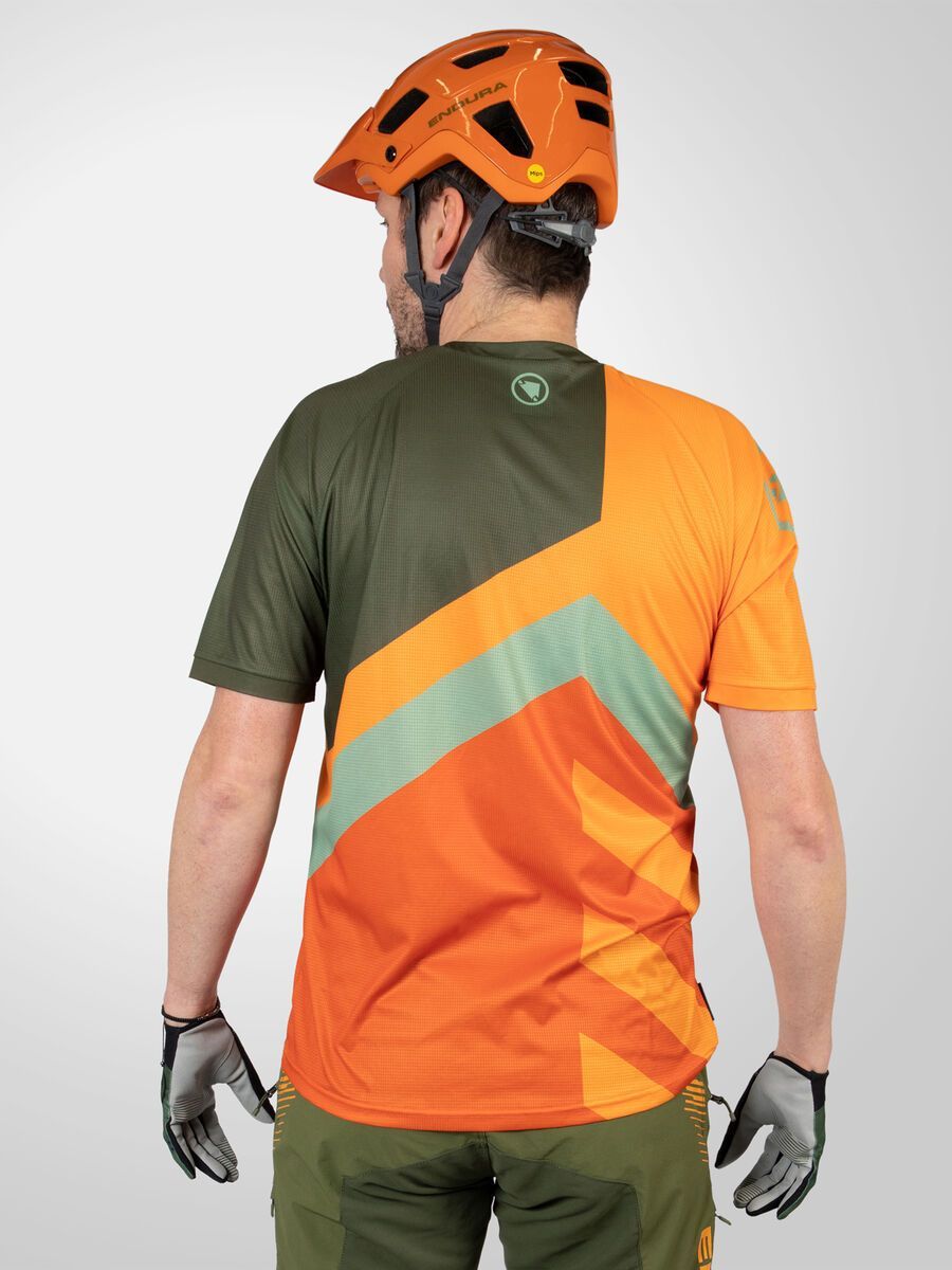 Endura SingleTrack Print T-Shirt LTD, olivgrün - Bild 4