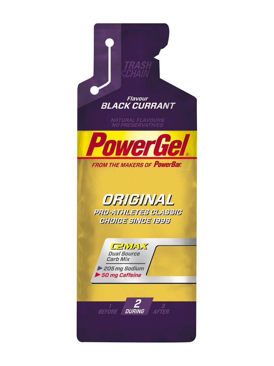 PowerBar PowerGel Original - Black Currant (mit Koffein) - Bild 1