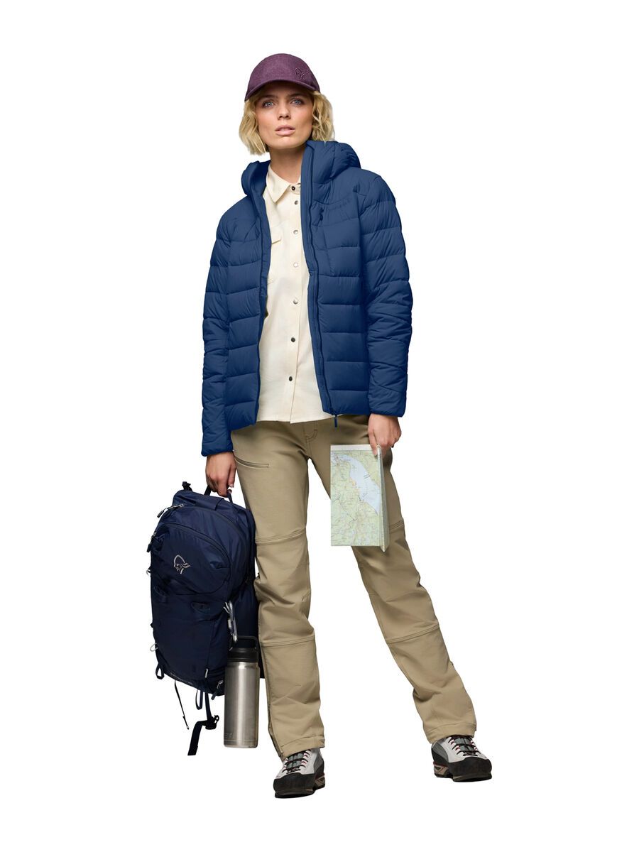 Norrona femund down700 Zip Hood W's, indigo night - Bild 7