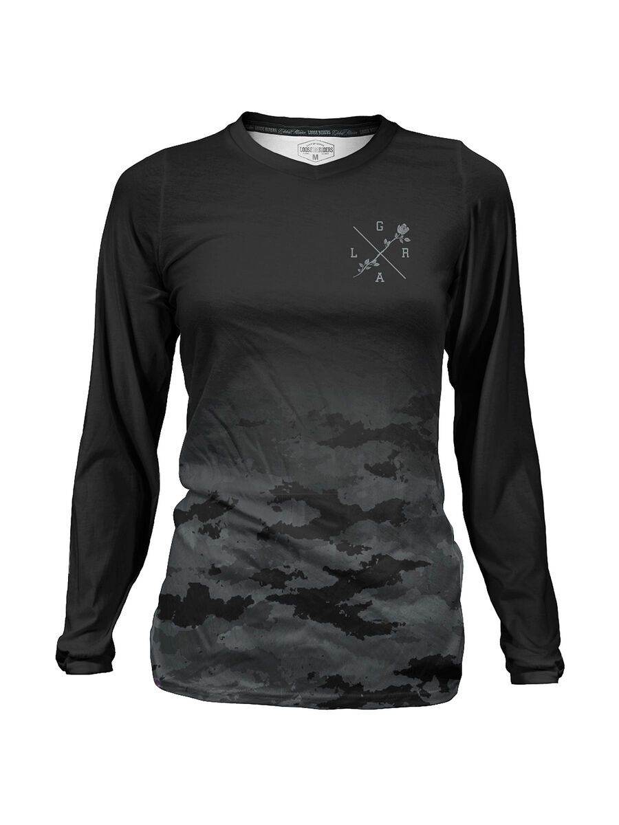 Loose Riders Women's Jersey LS Slate Camo, multicolor - Bild 1