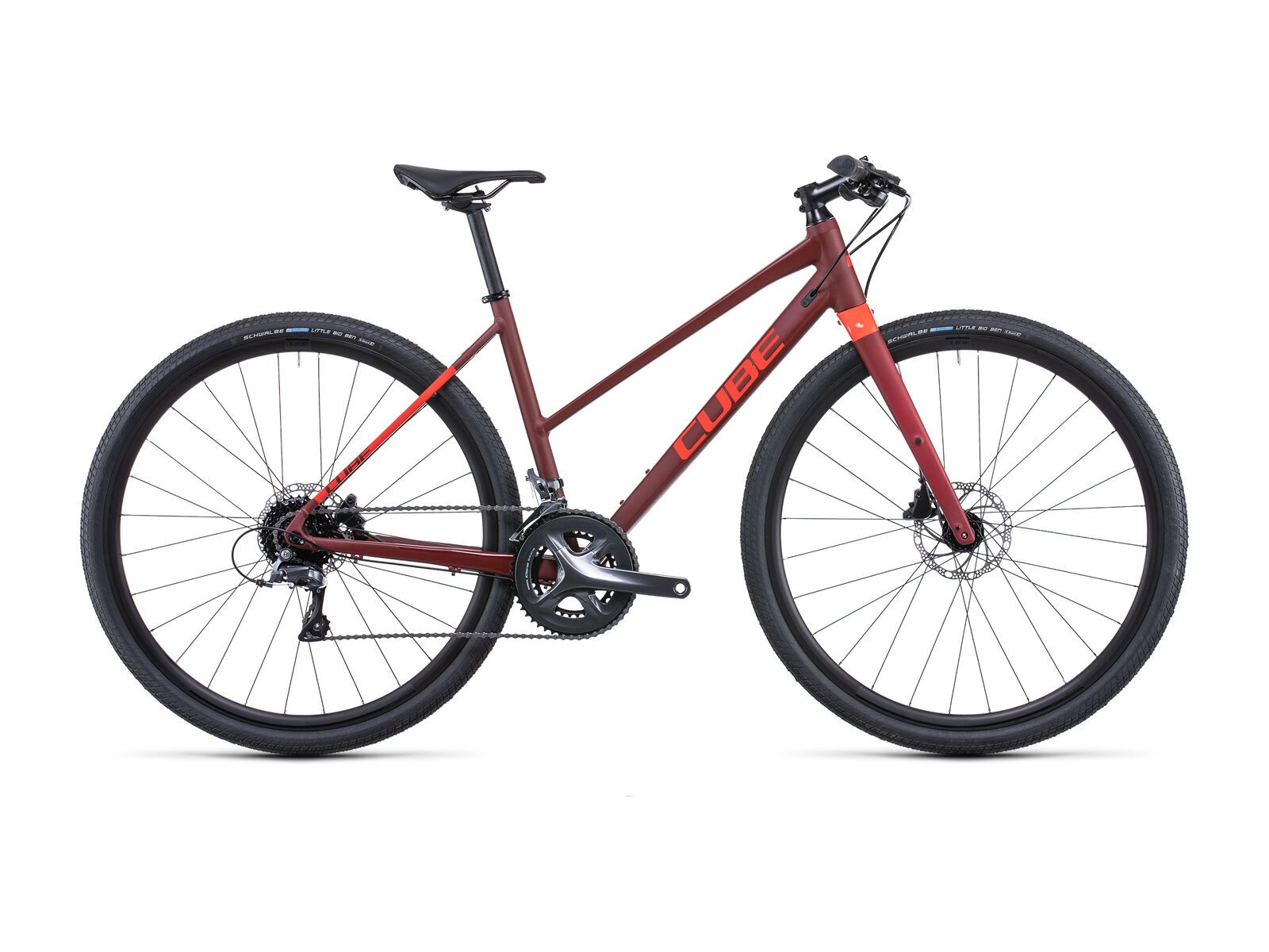 Cube SL Road Trapeze, darkred´n´red - Bild 1