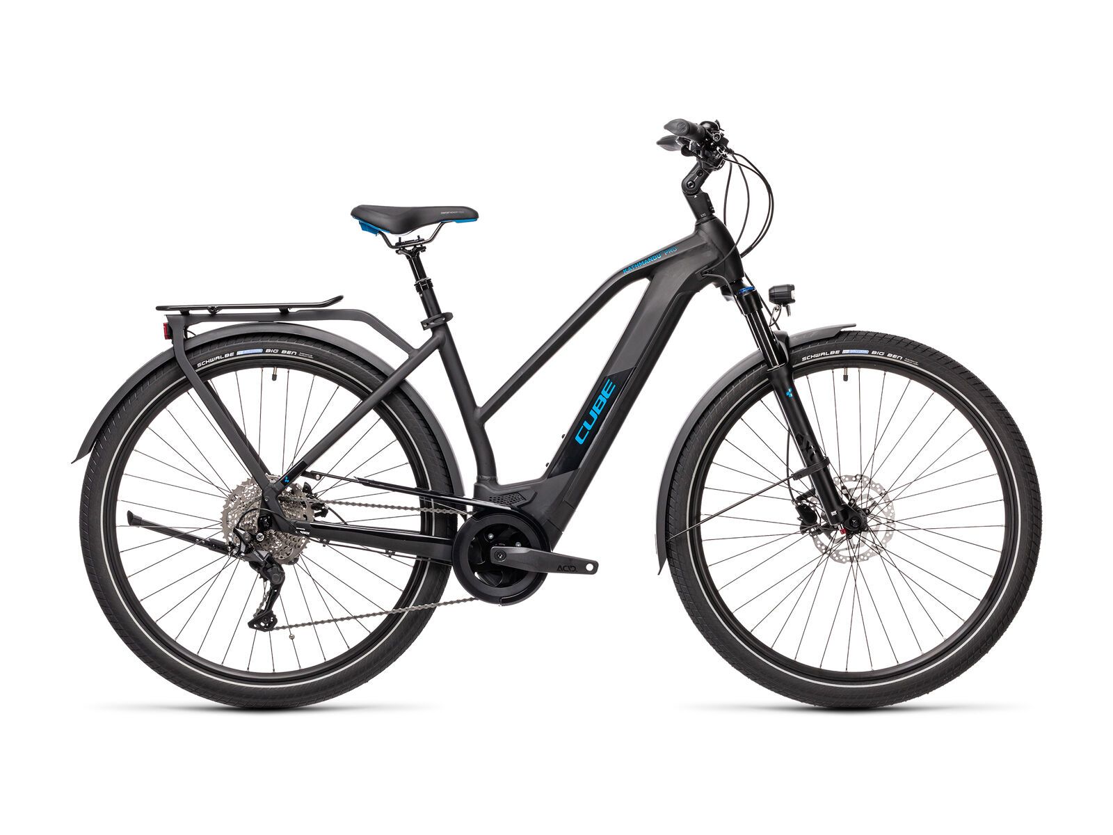 Cube Kathmandu Hybrid Pro 500 Trapeze, black´n´blue - Bild 1