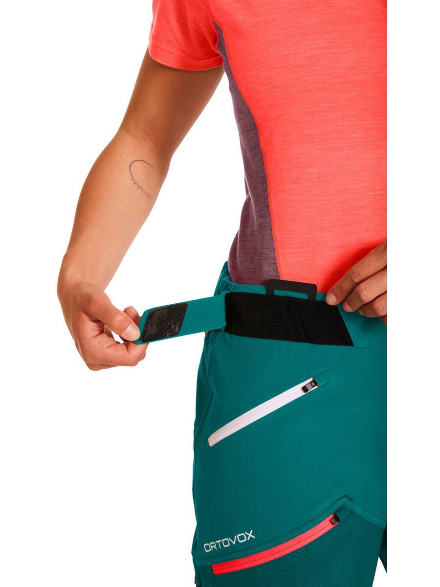 Ortovox Westalpen Softshell Pants W, pacific green - Bild 2
