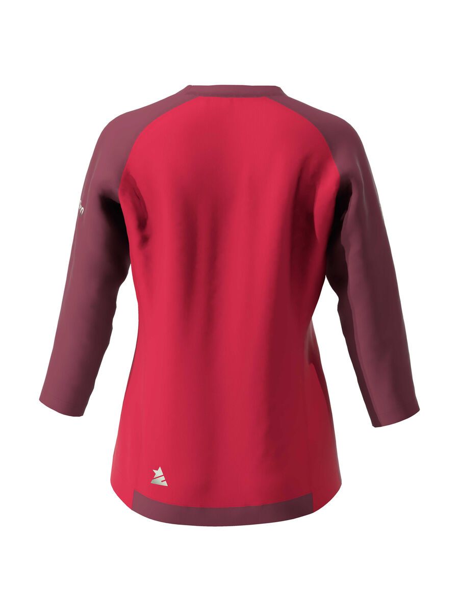Zimtstern PureFlowz Shirt 3/4 Women's, jester red/windsor wine/fog green - Bild 4