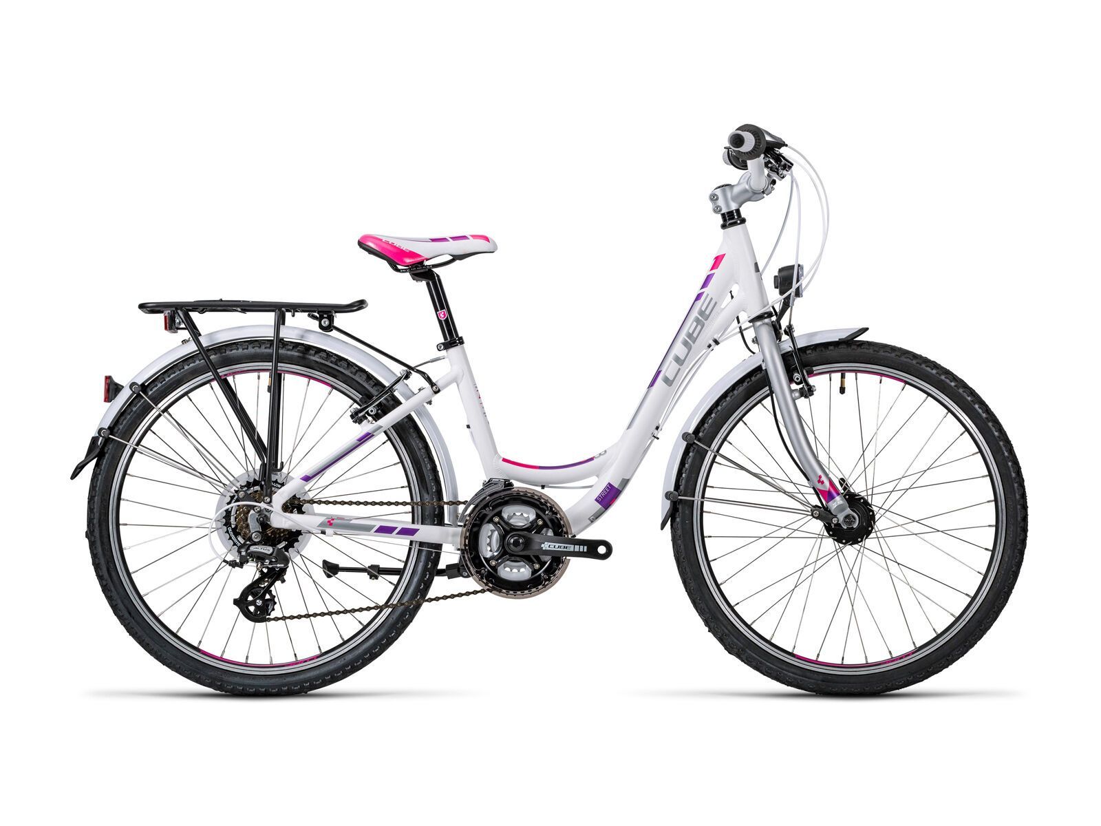 Cube Kid 240 Street Girl, white´n´purple - Bild 1