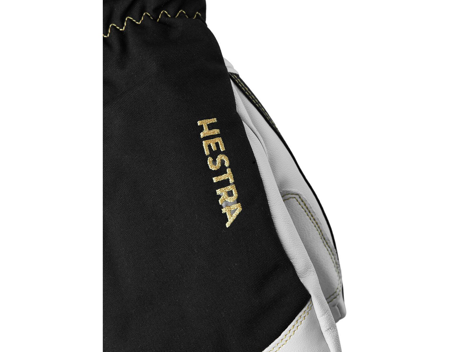 Hestra Army Leather Gore-Tex Mitt, black/natural grey - Bild 4
