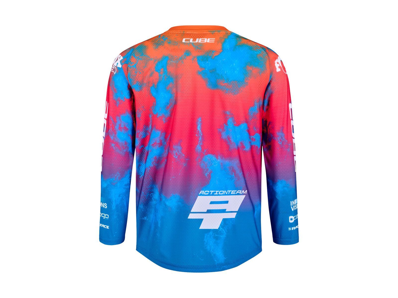 Cube MTB Trikot Rookie X Actionteam langarm, blue´n´pink´n´orange - Bild 2