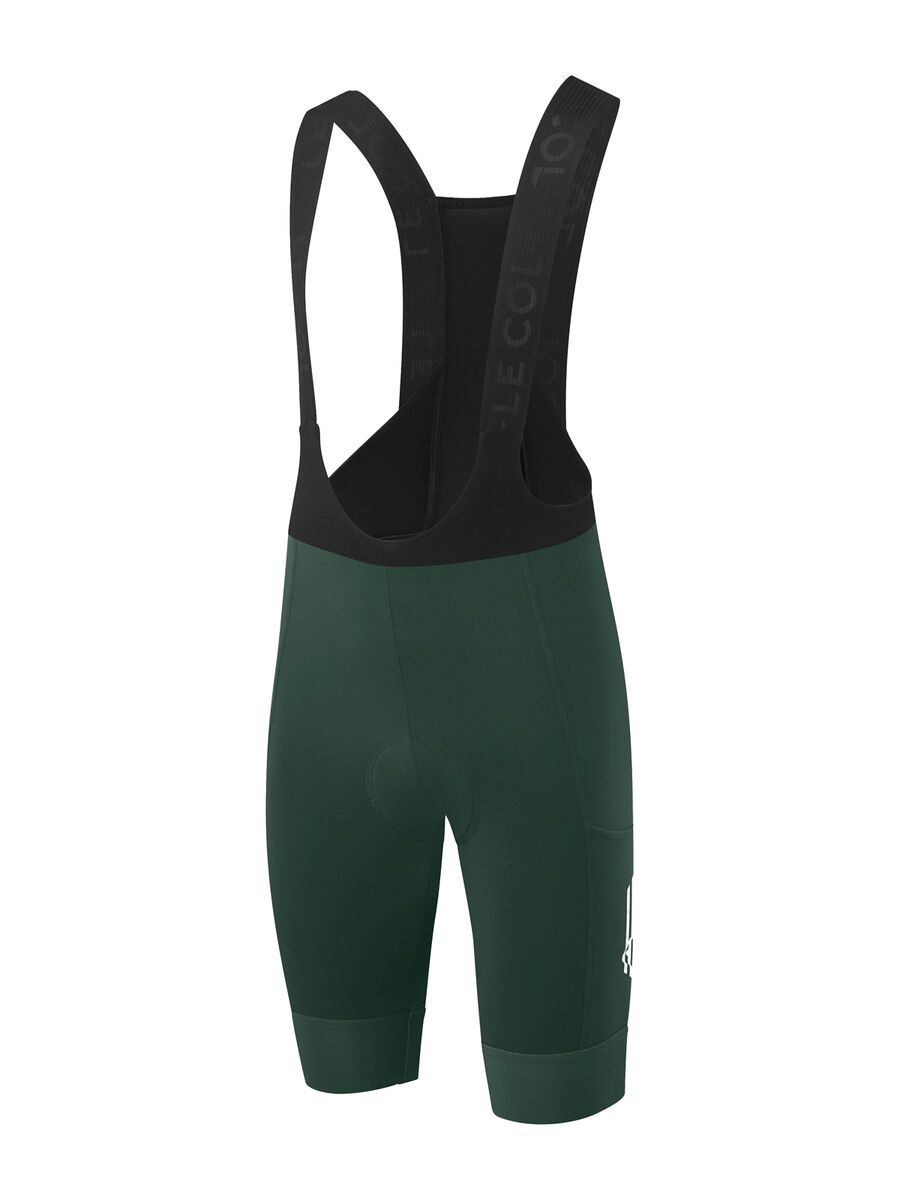 Le Col ARC Cargo Bib Shorts, forest green - Bild 3