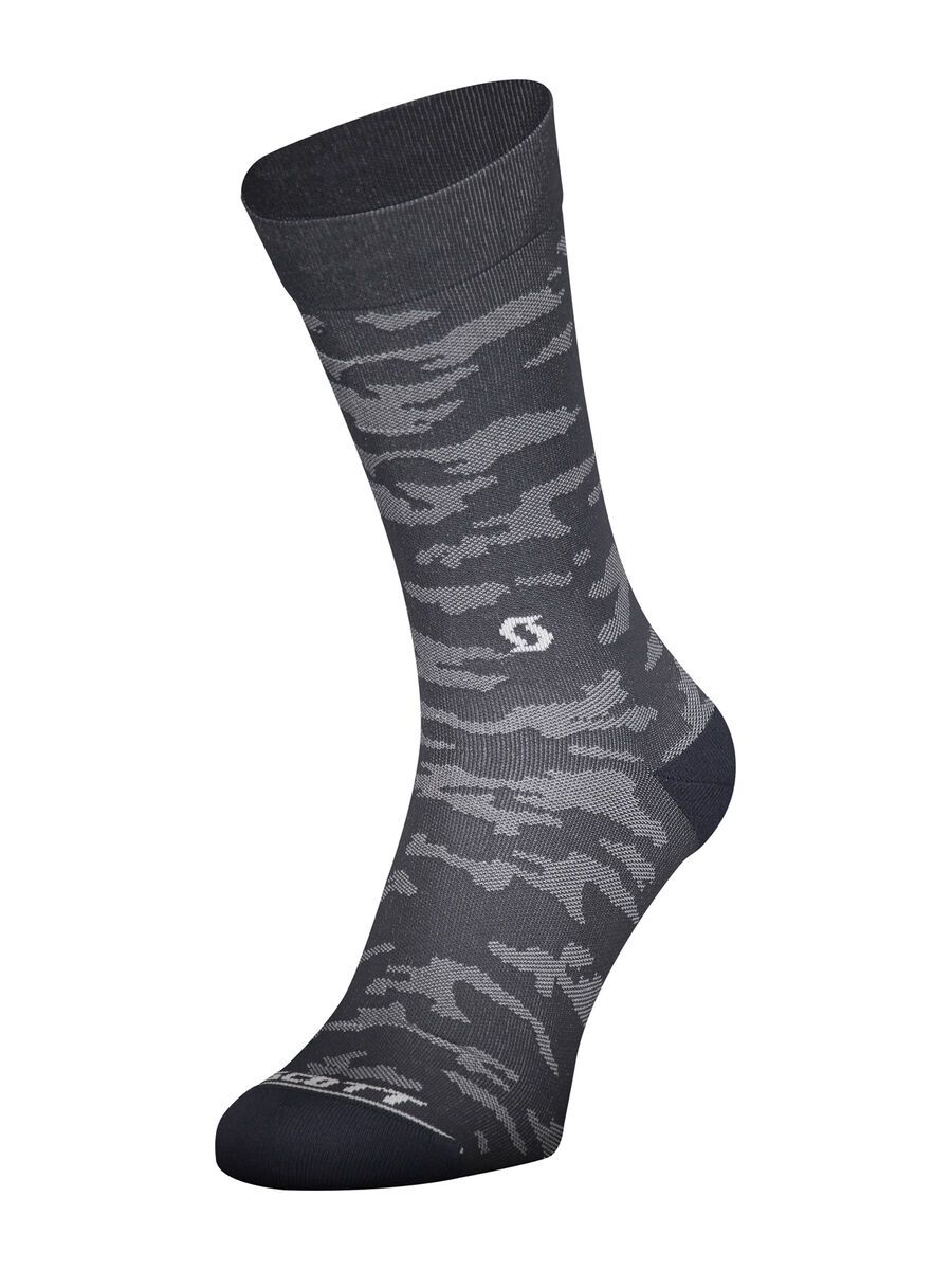 Scott Trail Camo Crew Socks, dark grey/white - Bild 1
