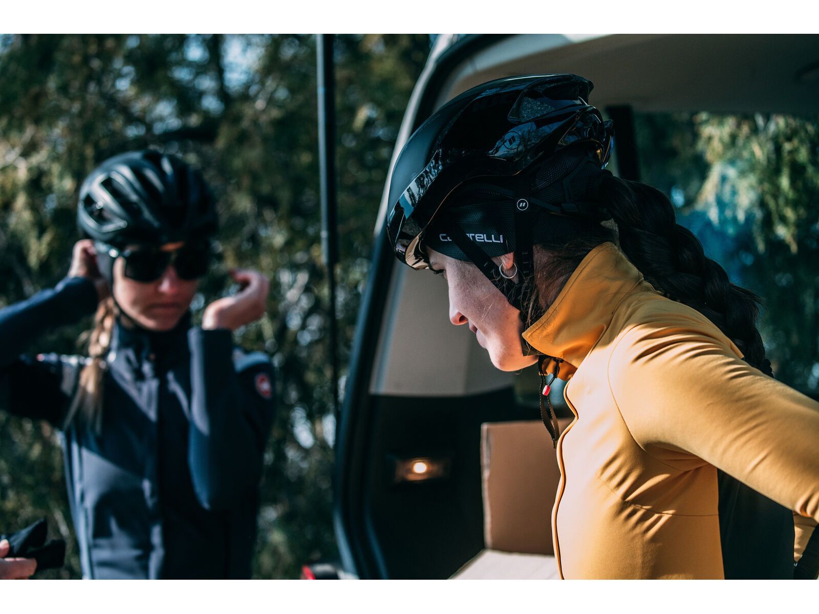 Castelli Beta RoS W Jacket, saffron/military green - Bild 8