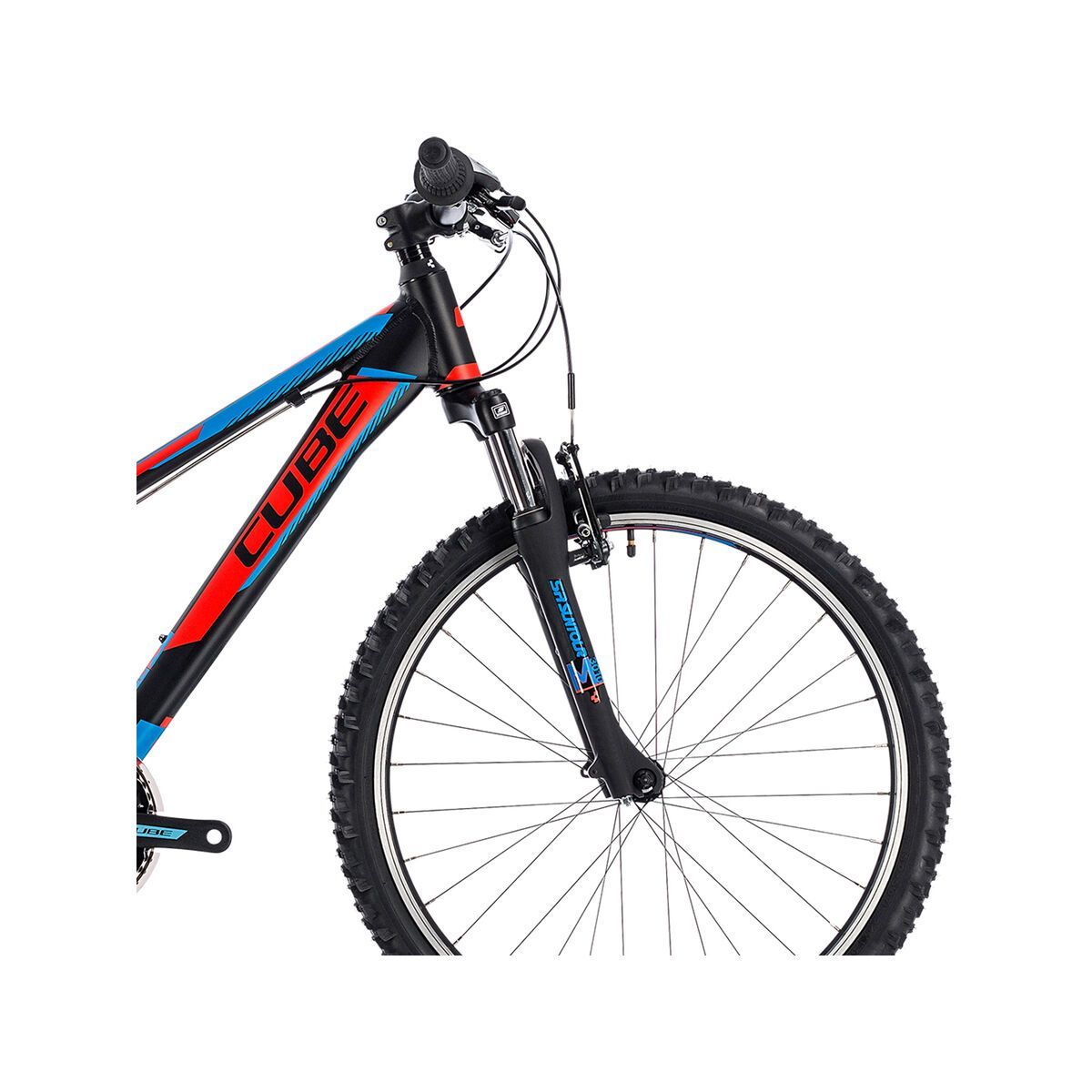 Cube Kid 240, black´n´flashred´n´blue - Bild 7