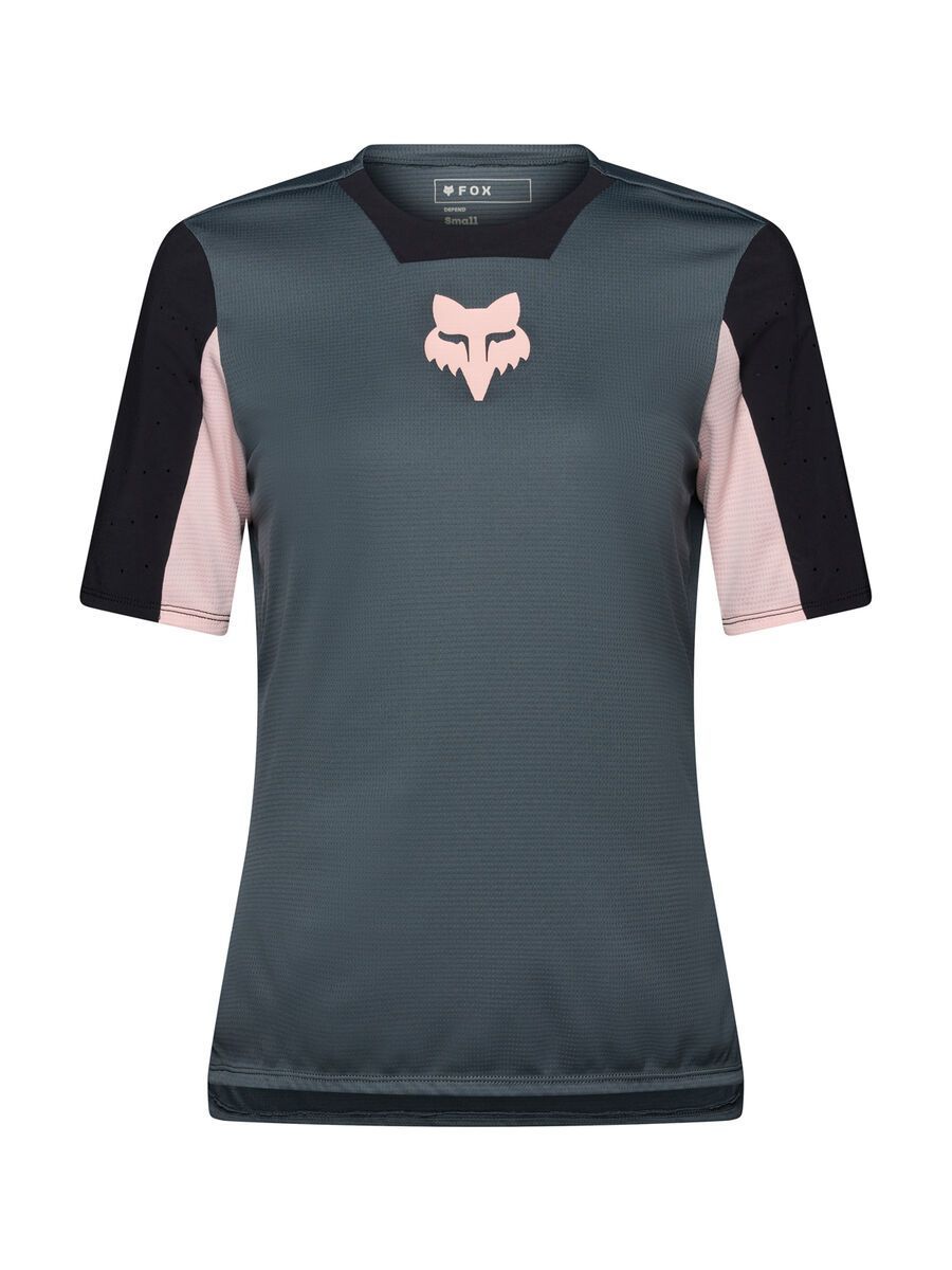 Fox Womens Defend Short Sleeve Jersey Creation, deep cobalt - Bild 1