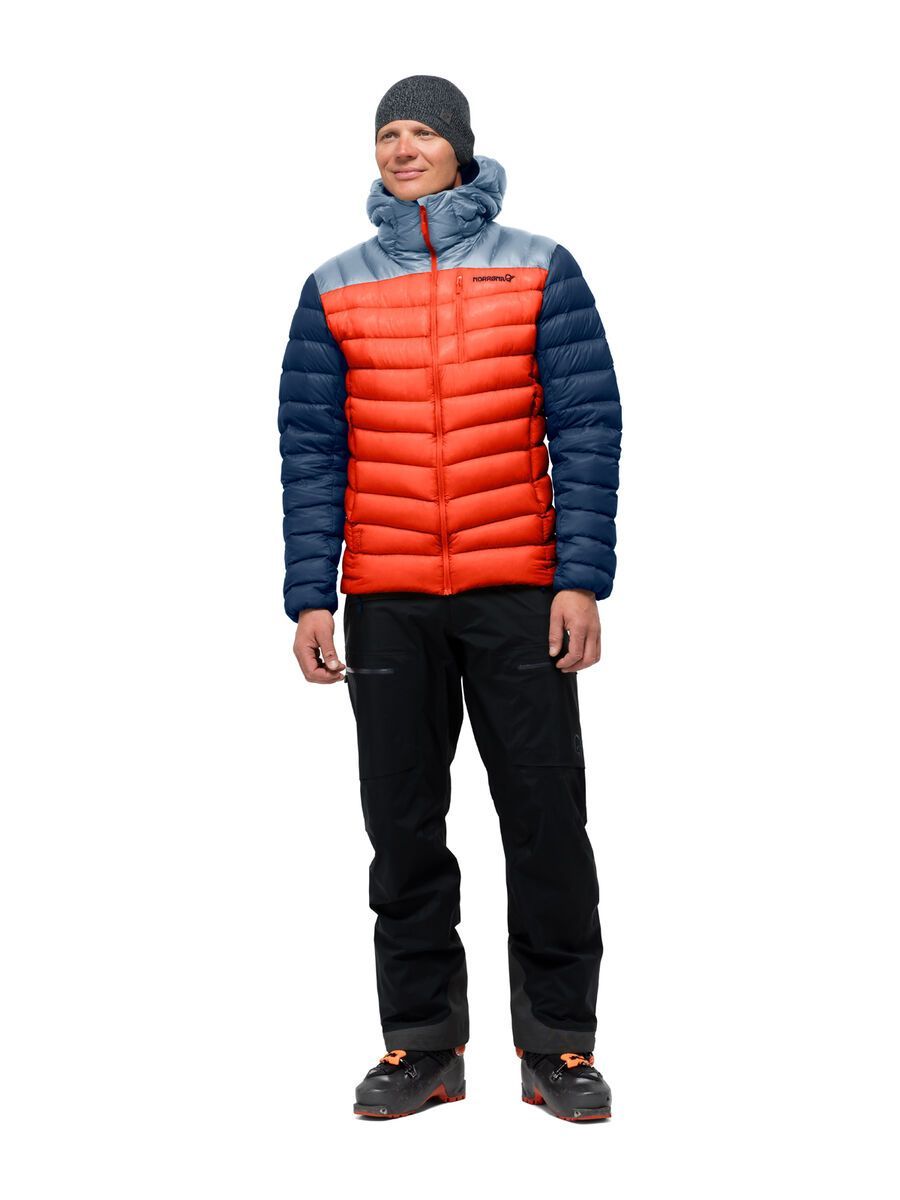 Norrona lyngen down850 Hood M's, arednalin/blue fog - Bild 3