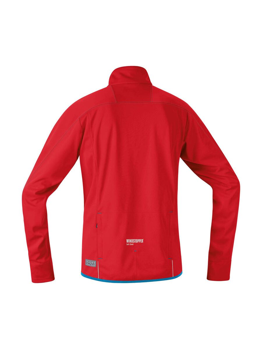 Gore Bike Wear Countdown 2.0 Windstopper Soft Shell Jacke, red/splash blue - Bild 2