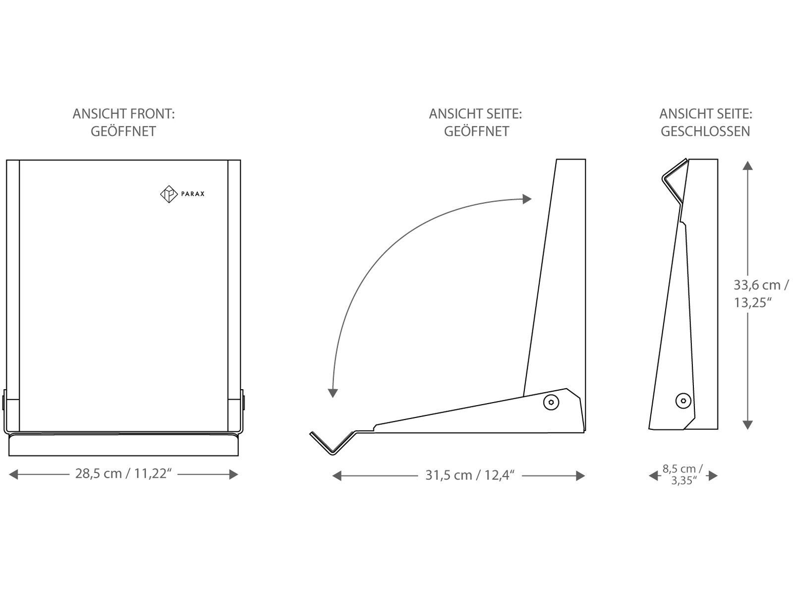 PARAX L-Rack, weiß - Bild 18