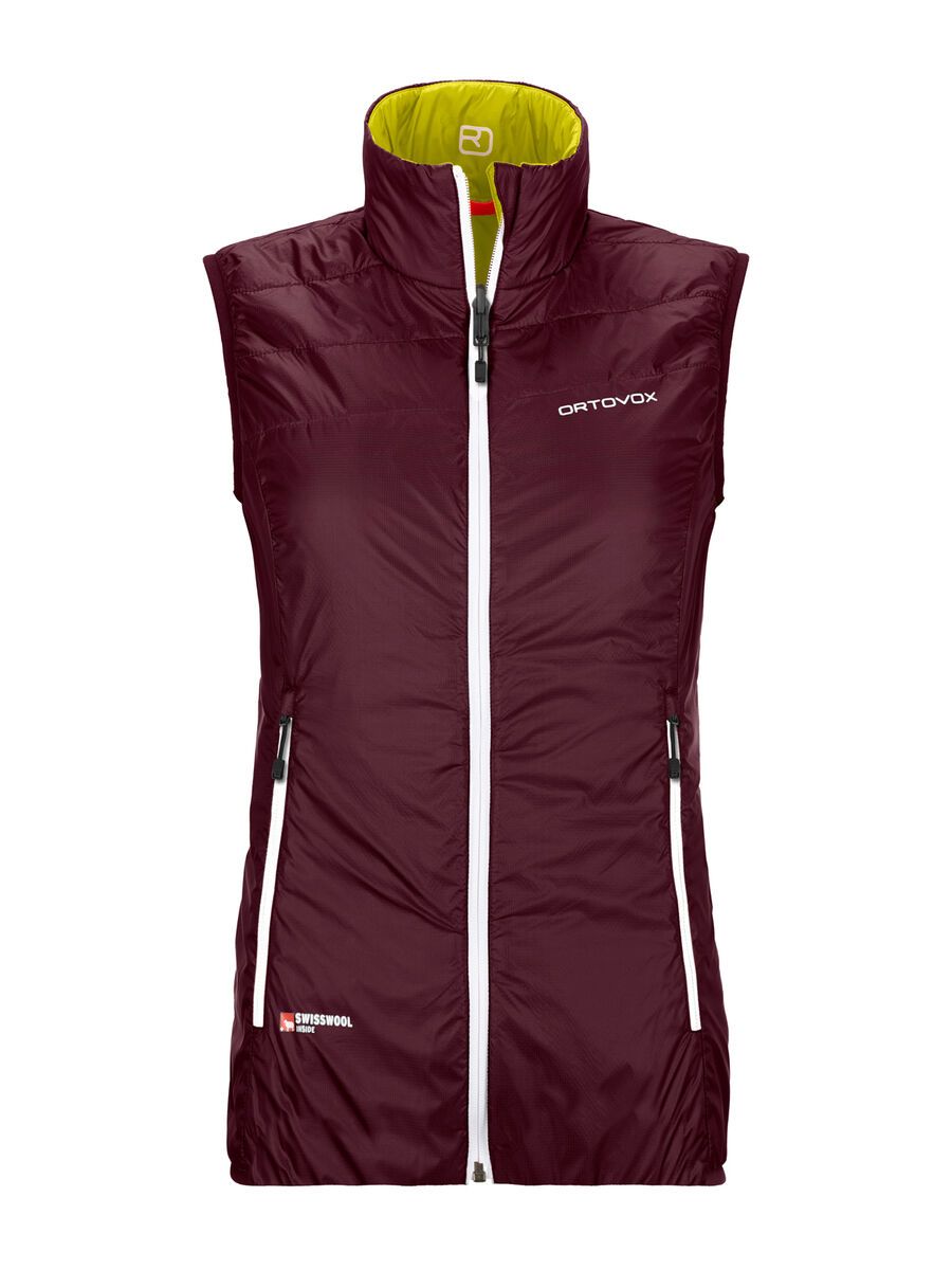 Ortovox Swisswool Piz Grisch Vest W, dark wine - Bild 1