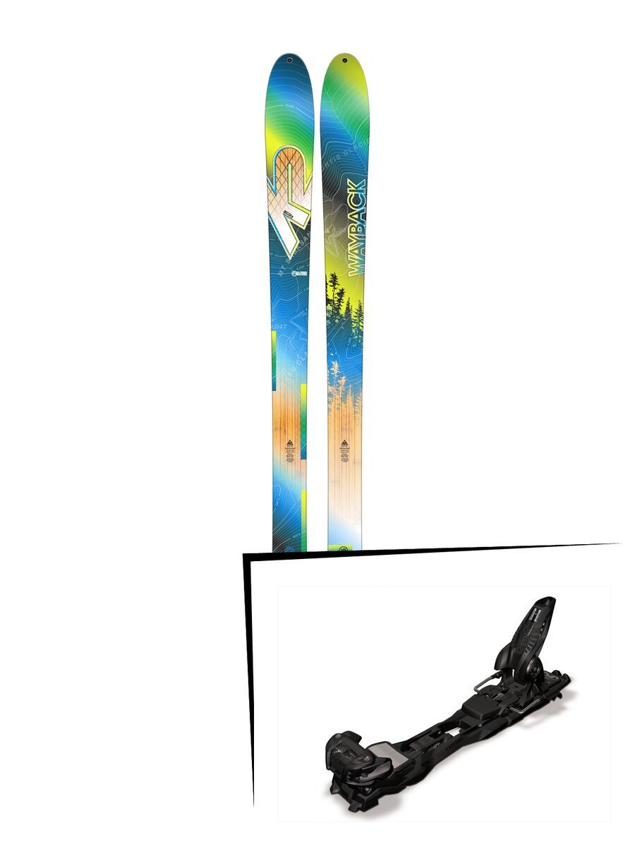 K2 SKI Set: Wayback 82 ECOre  + Marker Duke EPF 16 - Bild 1