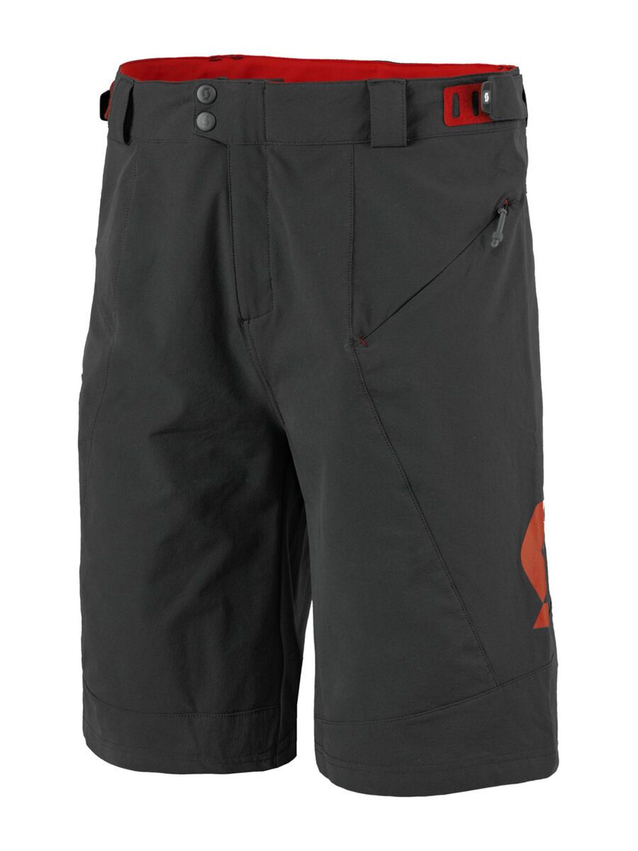 Scott Endurance LS/Fit w/Pad Shorts, black/fiery red - Bild 1