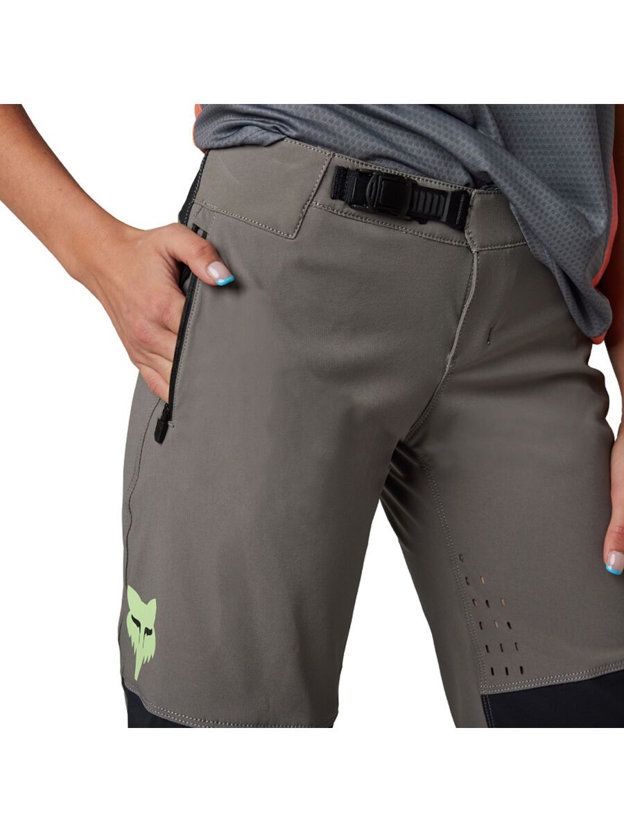 Fox Womens Defend Race Shorts, pewter - Bild 4