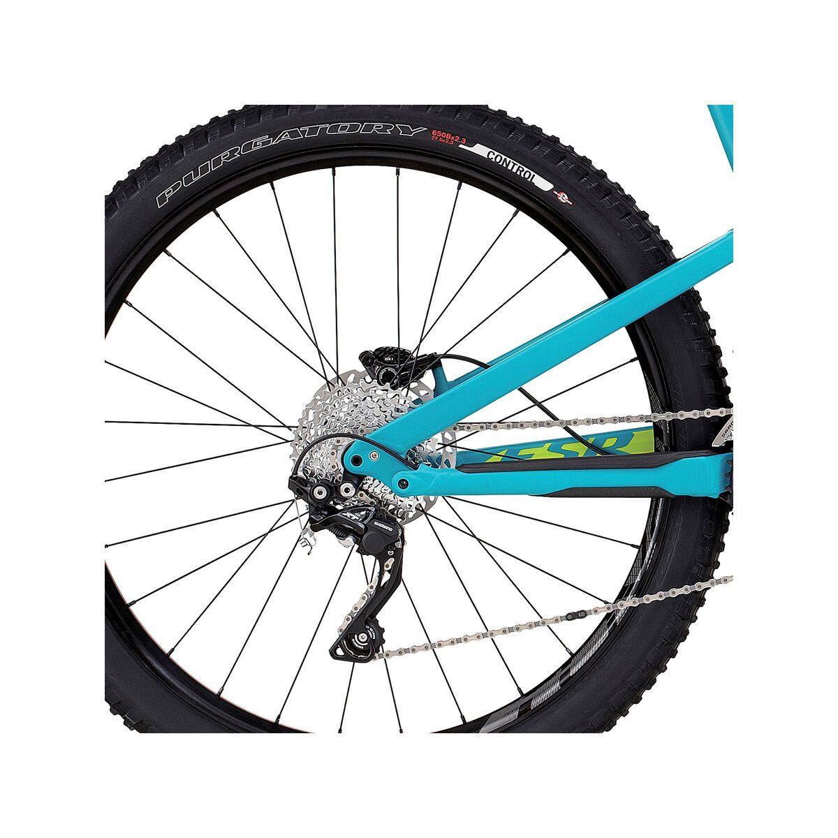 Specialized Rhyme Comp Carbon 650b, satin turquoise/hyper green/black - Bild 4