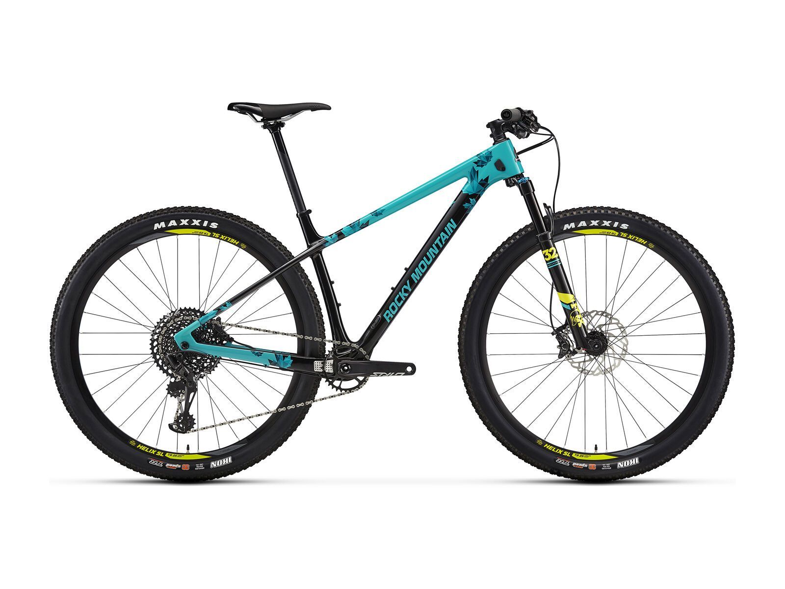 Rocky Mountain Vertex Carbon 70, black in black/billy ocean/acid rain - Bild 1