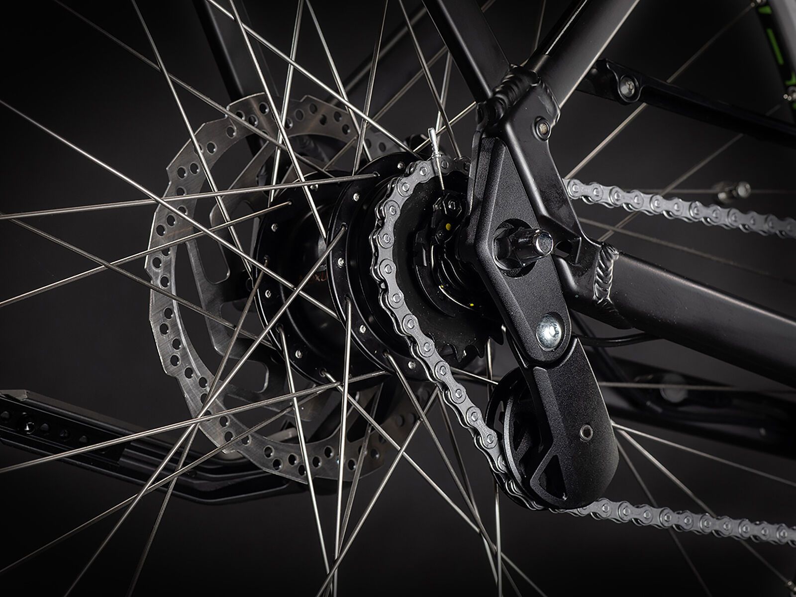 Cube Town Hybrid ONE 400, black´n´green - Bild 3