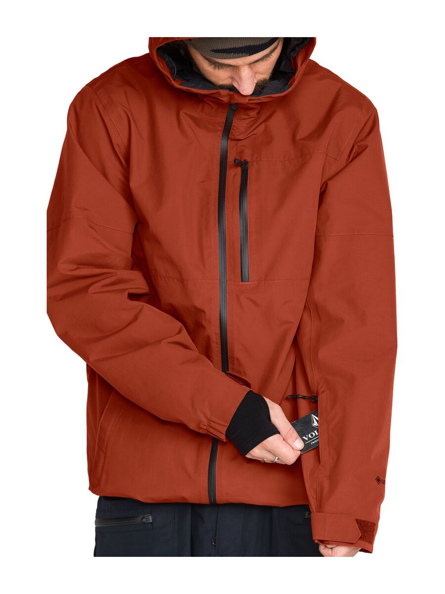 Volcom L Gore-Tex Jacket, burnt orange - Bild 6