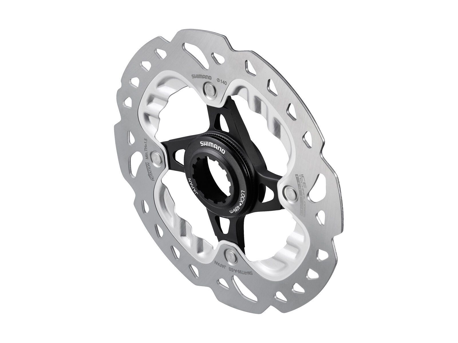 Shimano SM-RT99 Bremsscheibe Ice-Tech Freeza für Center Lock-Montage - 140 mm - Bild 2
