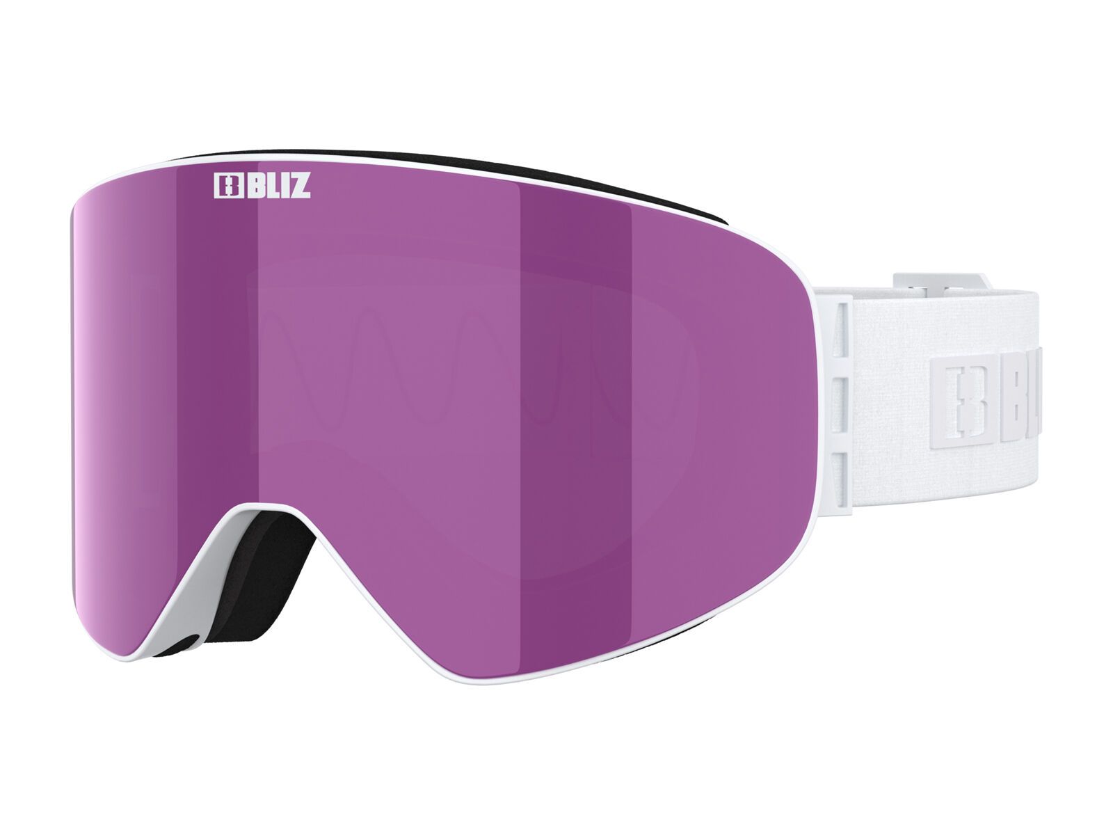 Bliz Flow, Smoke Pink / matte white - Bild 1