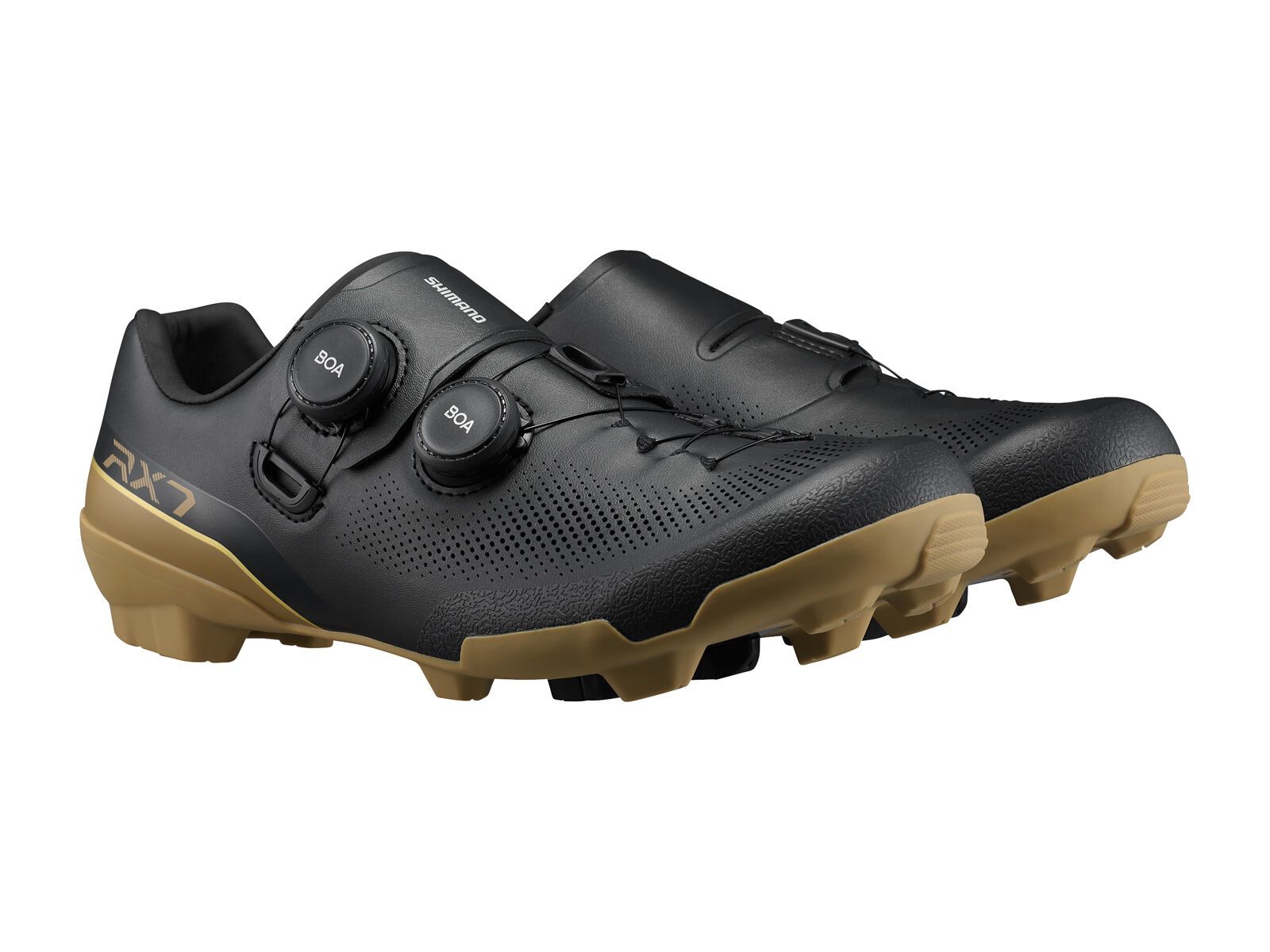 Shimano SH-RX710 Gravel Narrow, black - Bild 1