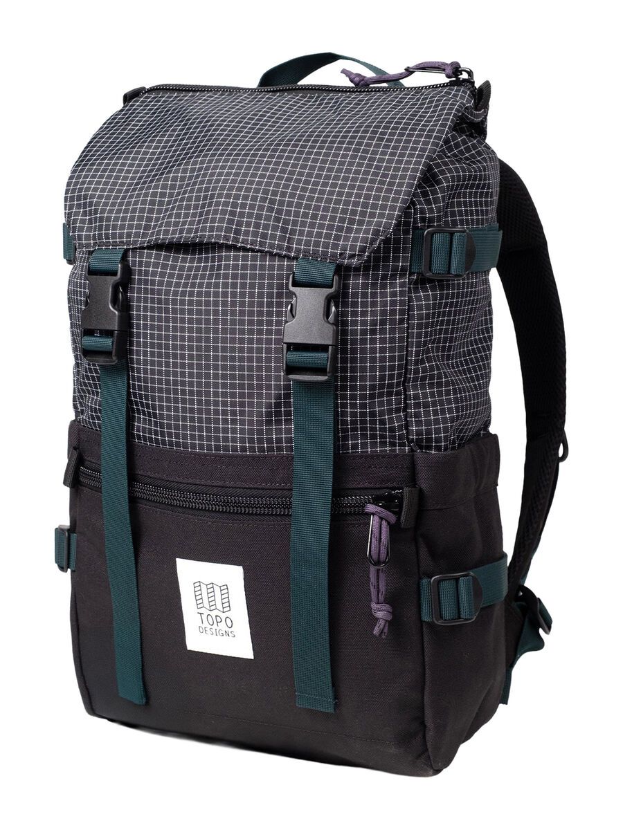 Topo Designs Rover Pack Classic 20L, black/grid - Bild 1