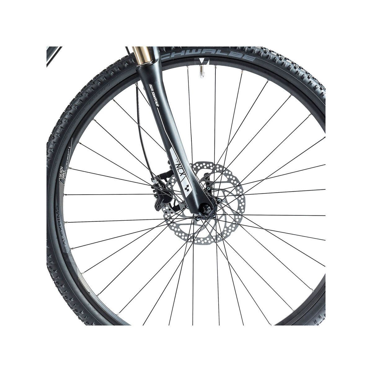 Cube Cross Pro Lady, black anodized/white - Bild 2